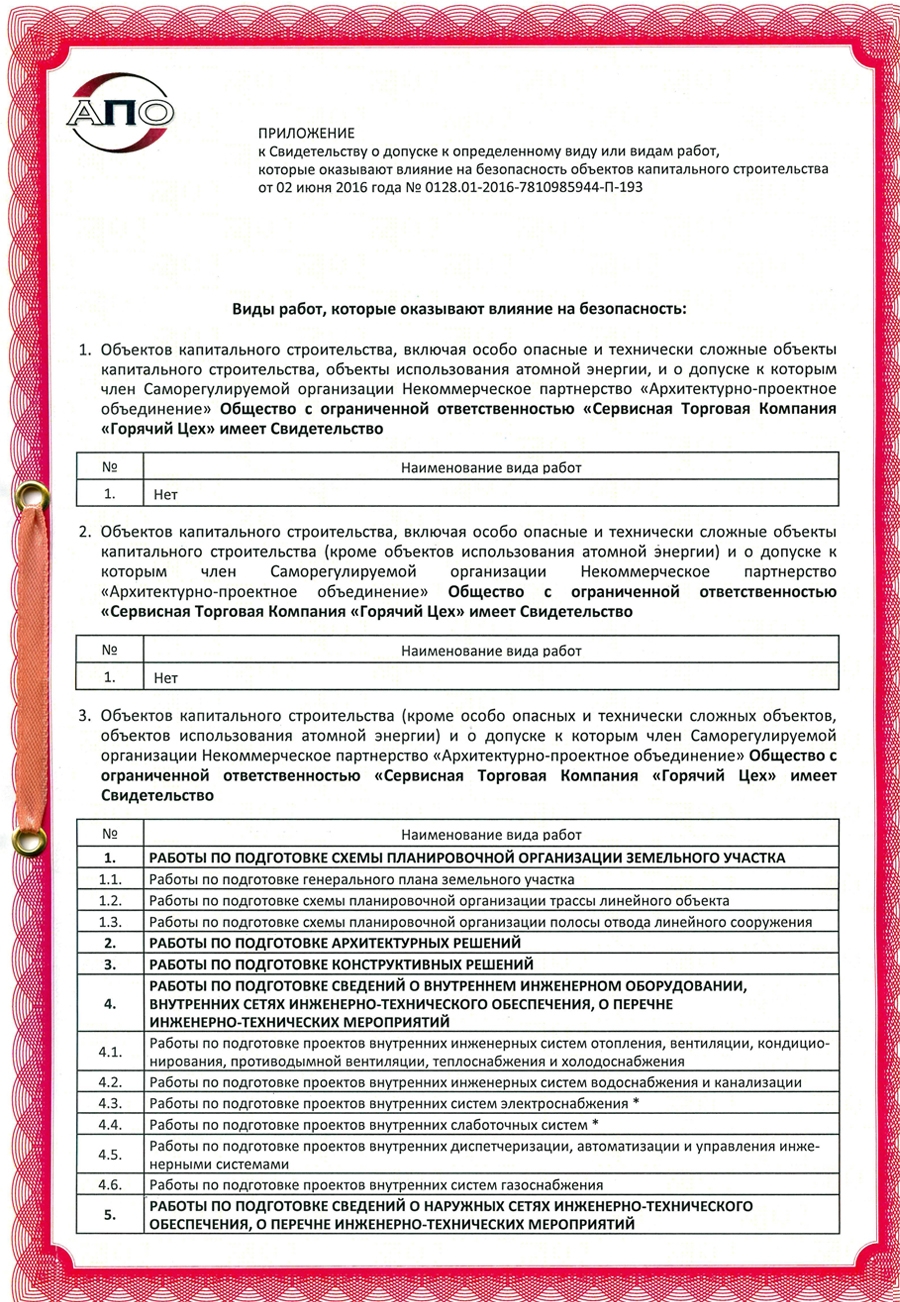 Свидетельство СРО 2